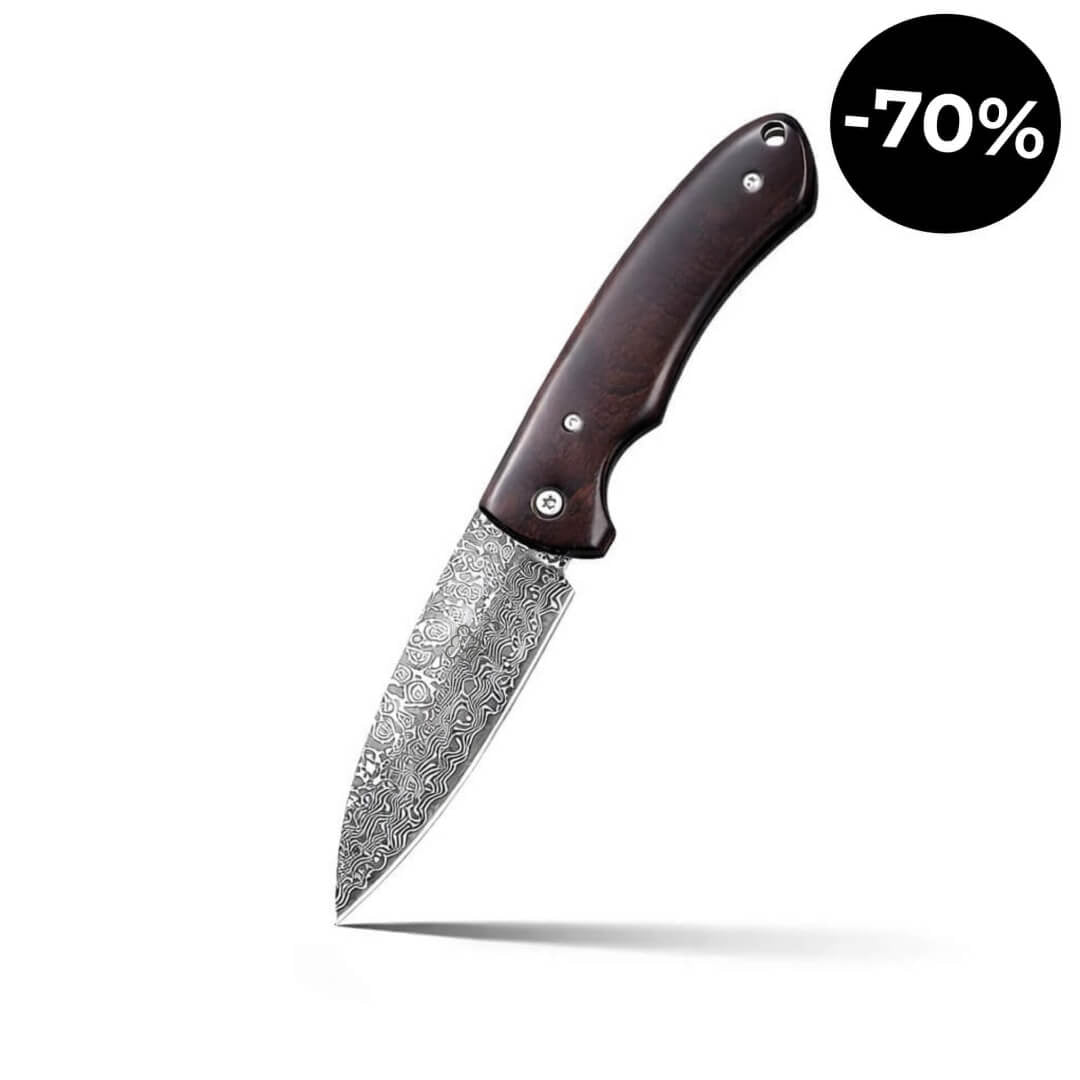 Neues Taschenmesser Aus Damaststahl 01