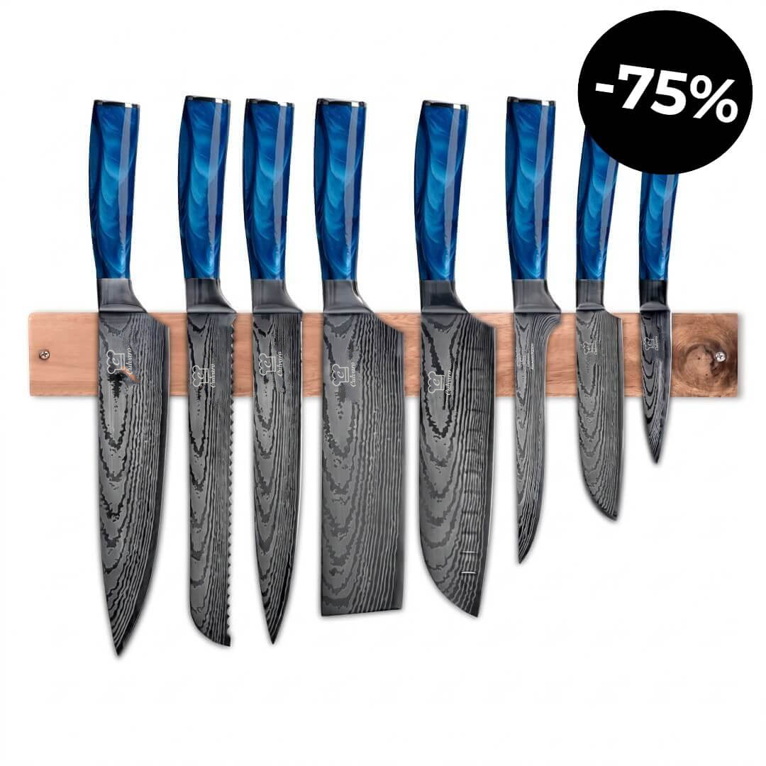 Bundle Premium Blau Messerset