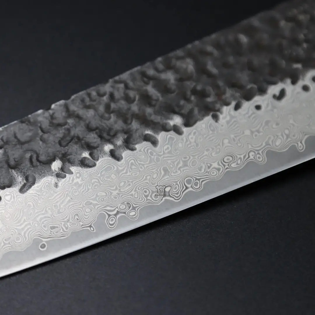 Shikku Damascus Nakiri Knife