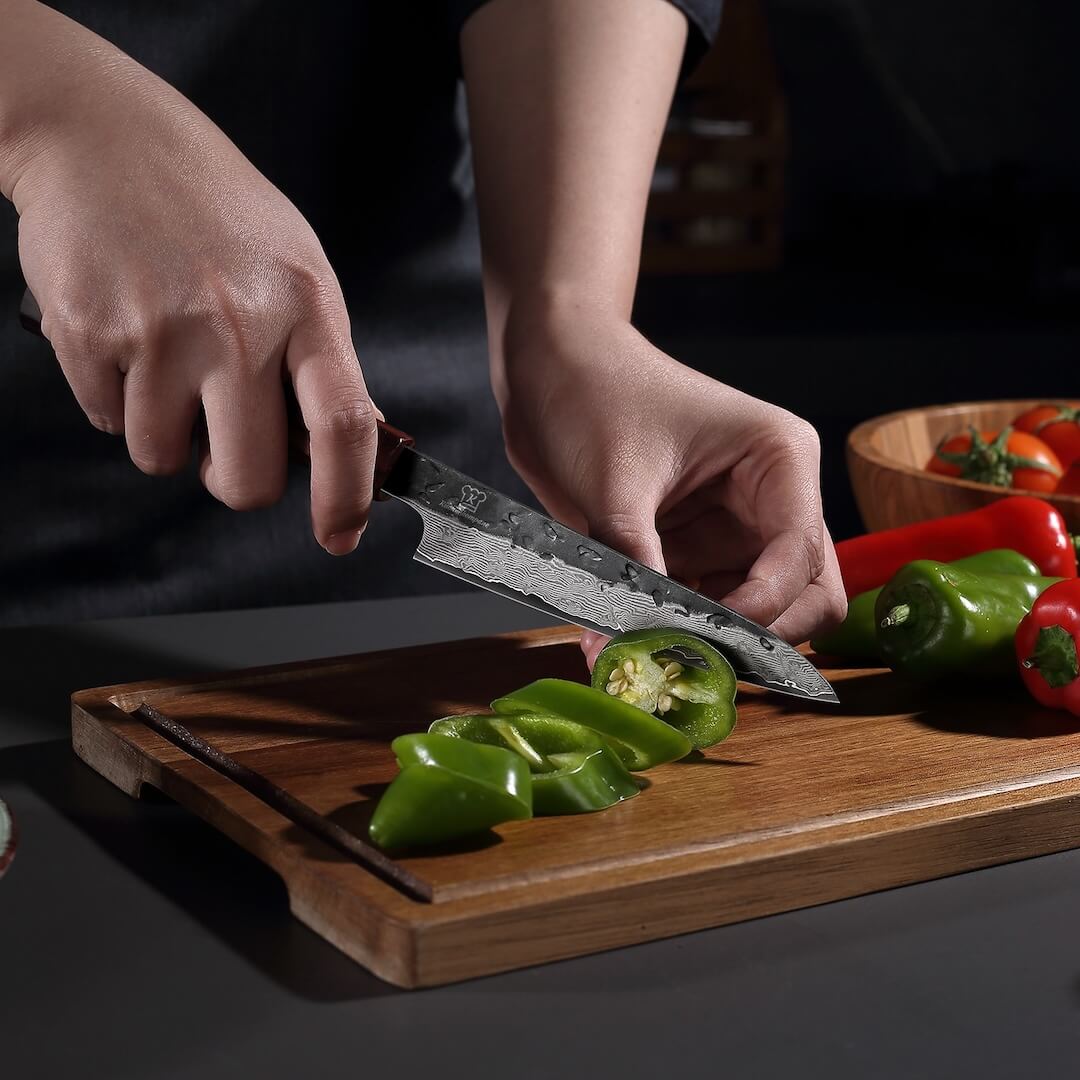 Shikku Damascus Petty Knife