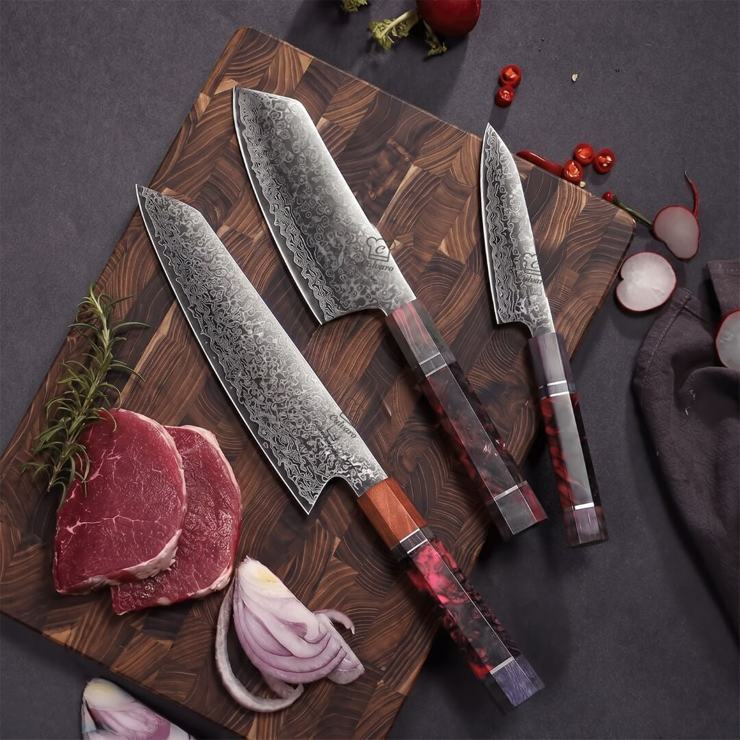Gyuto Damascus Knife Set | Limited Edition