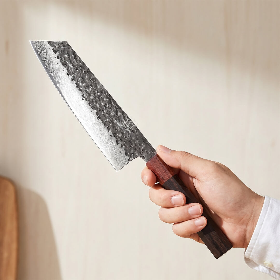 Shikku Damascus Santoku Knife