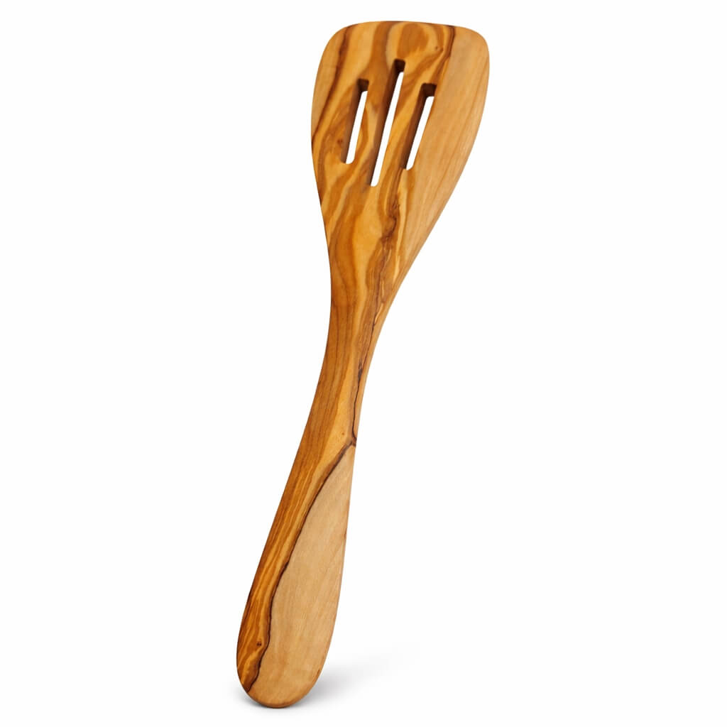 Slotted Olive Wood Turner (30 cm)