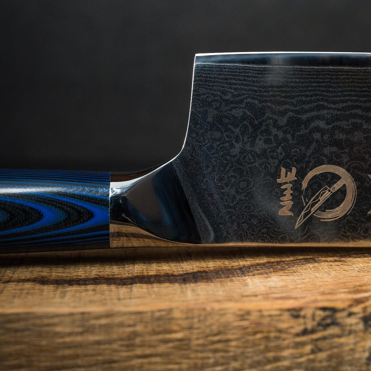 Hakku Aoi Damascus Cleaver