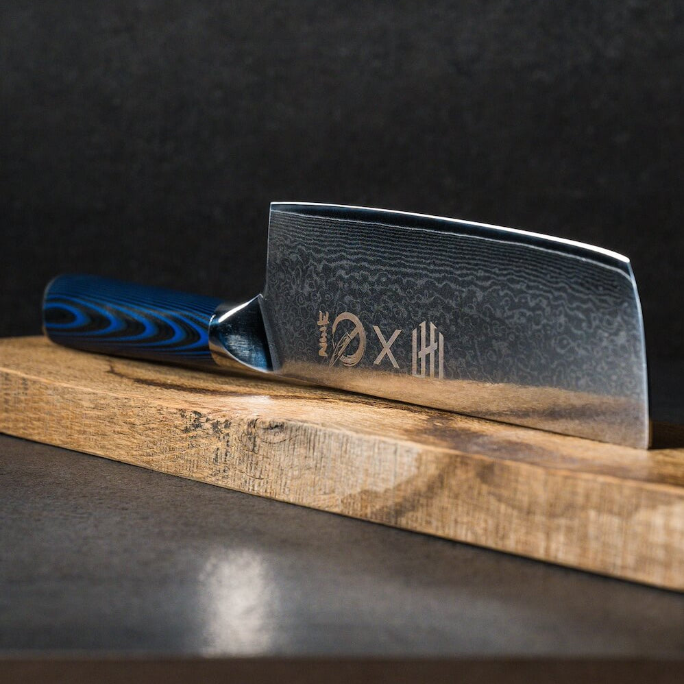 Hakku Aoi Damascus Cleaver