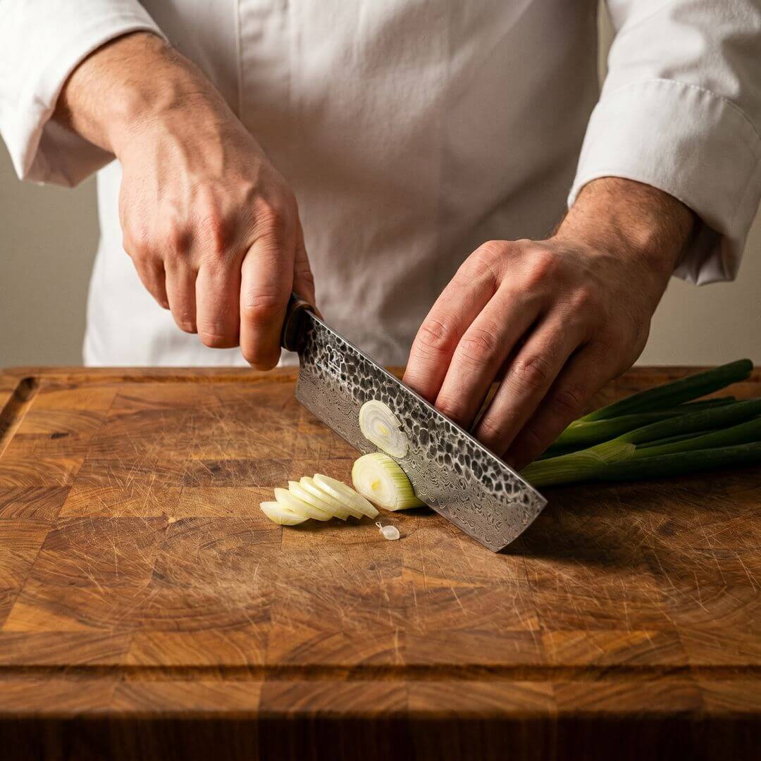 Hyogaki Damascus Knife