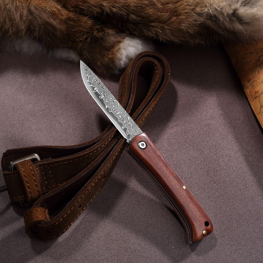 Forst Damascus Pocket Knife