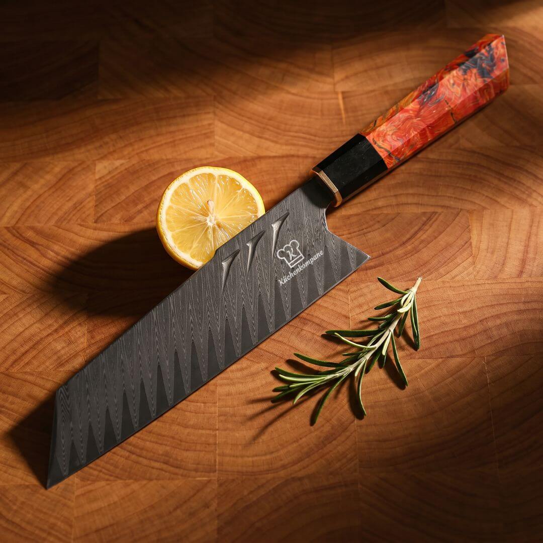Kokutan Damascus Knife