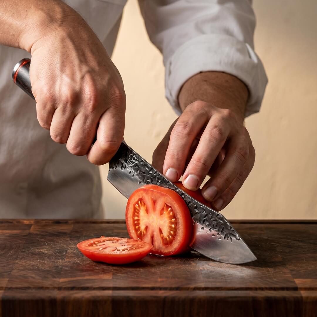 Rustic Curved Chef's Knife