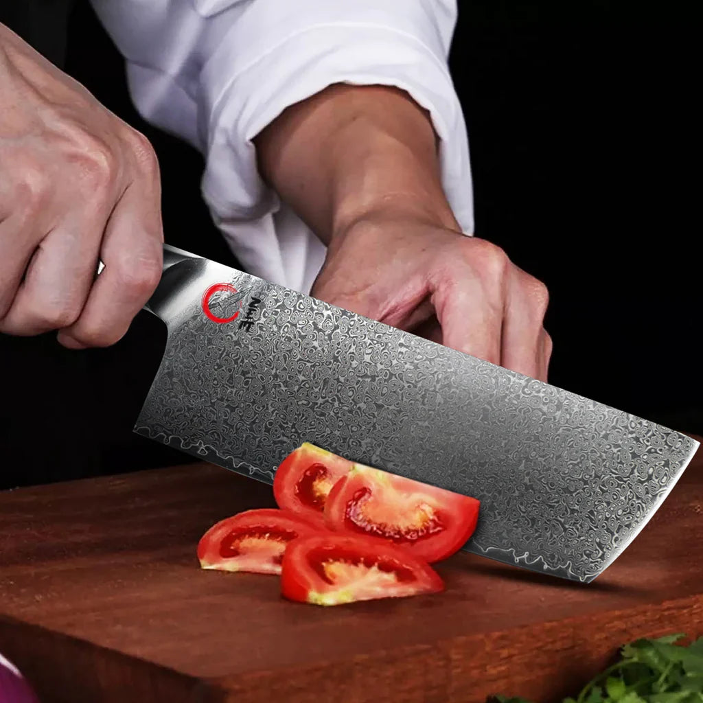 Hakku Aka Damascus Cleaver