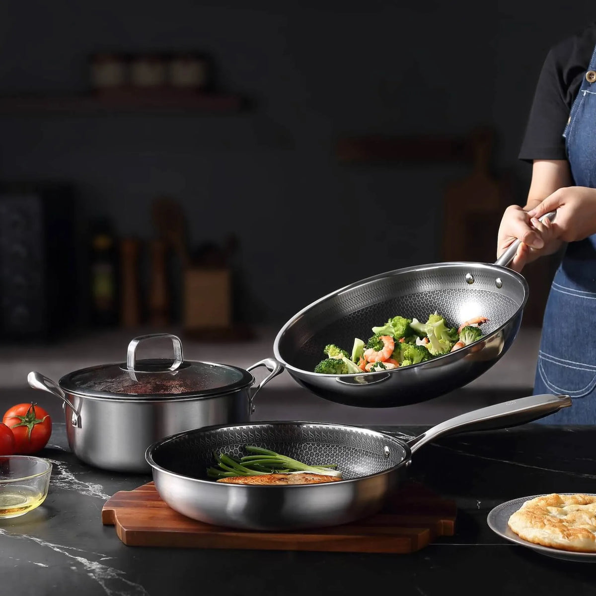3-piece premium cooking set